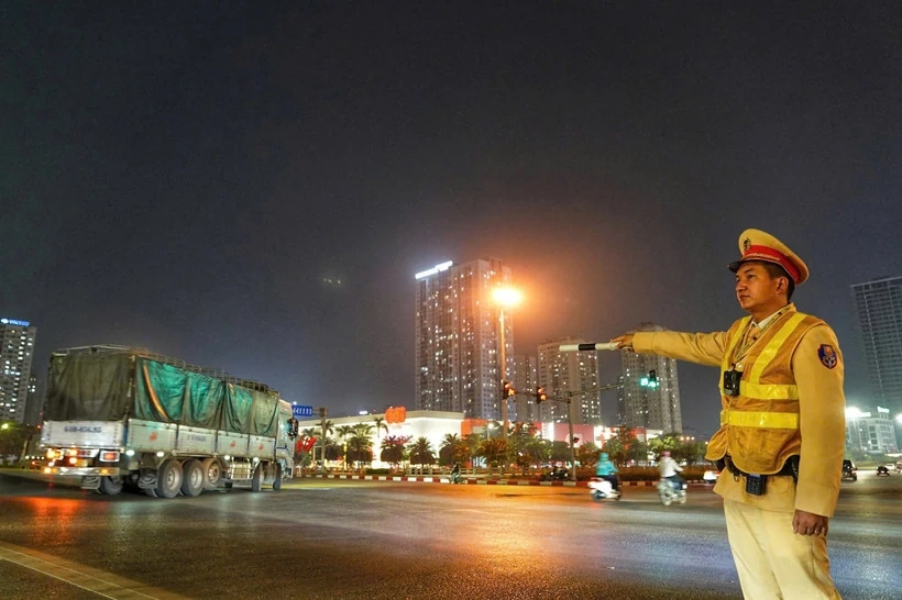 Chi tiết ph&acirc;n luồng giao th&ocirc;ng tạm thời phục vụ Đại hội Đảng lần thứ XIV