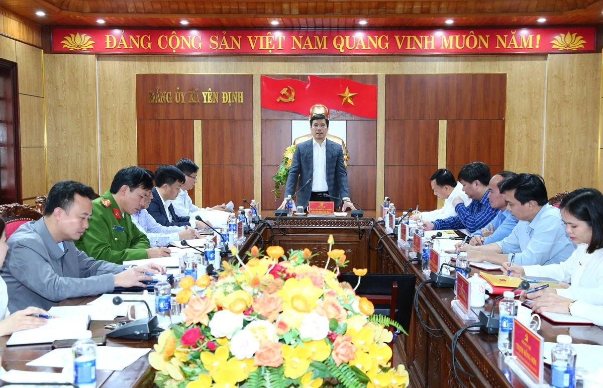 Xã Yên Định cần thích ứng với mô hình tổ chức mới, có giải pháp đột phá trong phát triển kinh tế - xã hội