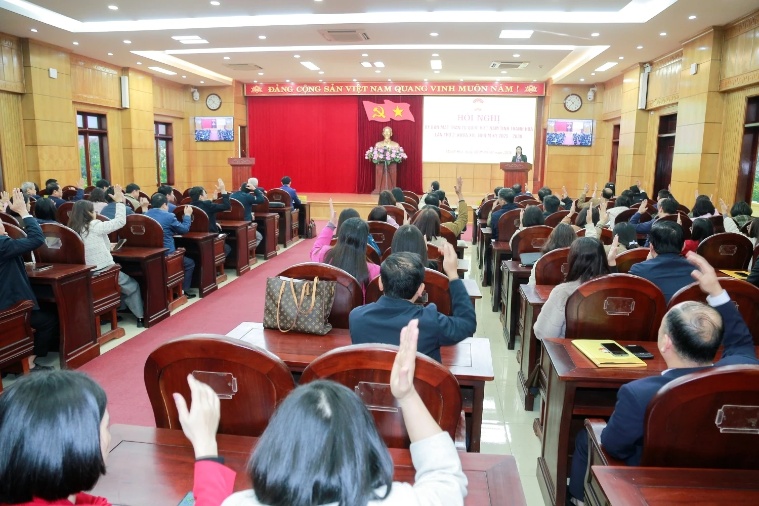 100% cử tri cơ quan Ủy ban MTTQ tỉnh thống nhất với danh sách giới thiệu ứng cử đại biểu Quốc hội và HĐND