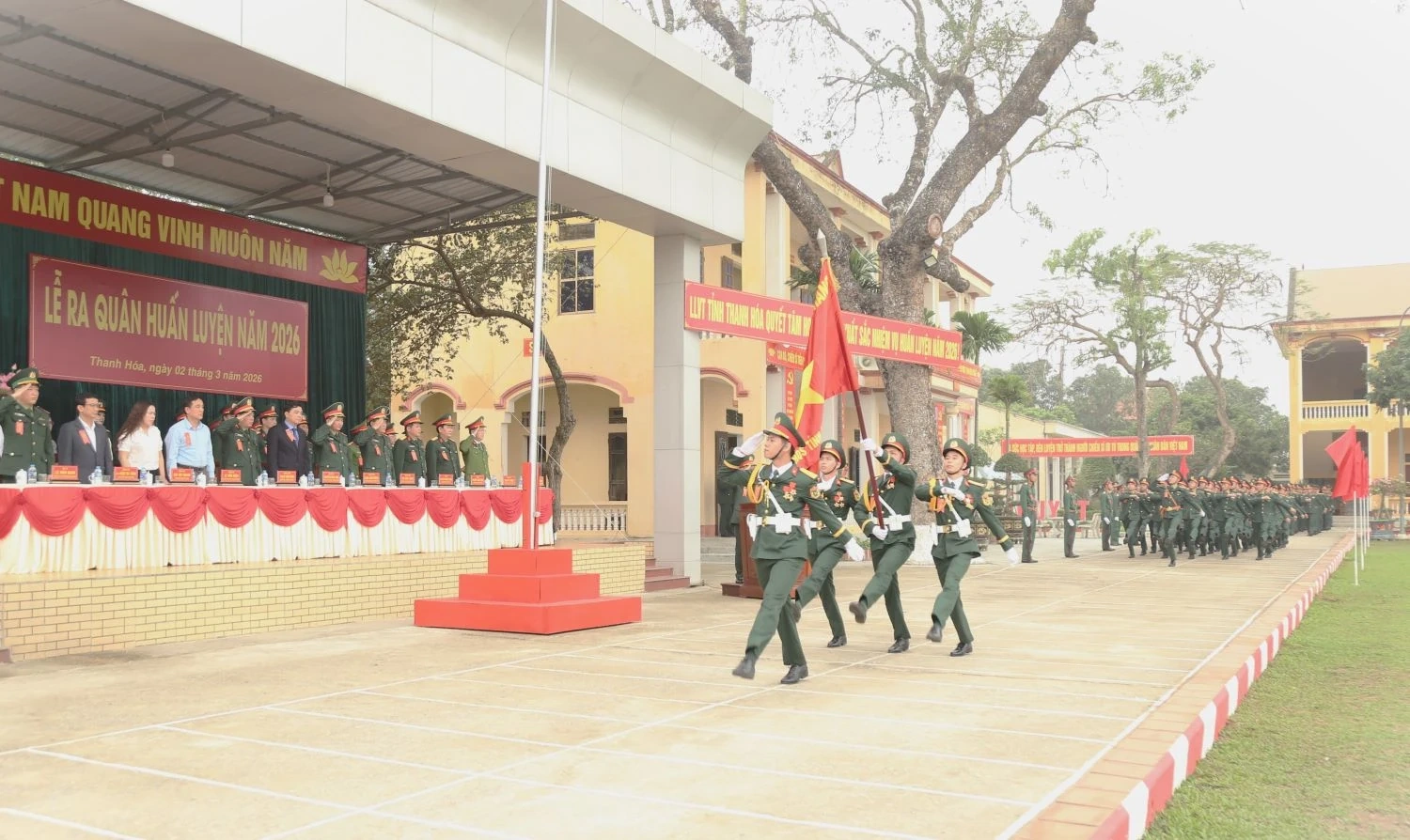 Ra quân huấn luyện năm 2026, phát động thi đua “Huấn luyện giỏi, đoàn kết tốt, kỷ luật nghiêm, an toàn tuyệt đối”