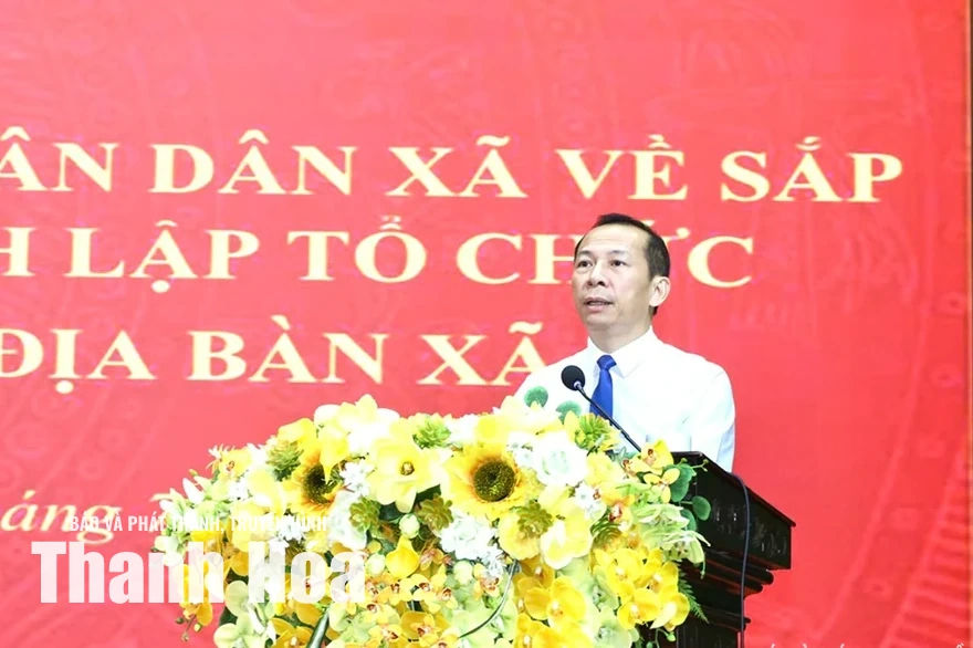 Xã Nông Cống kiện toàn các tổ chức sau sắp xếp thôn