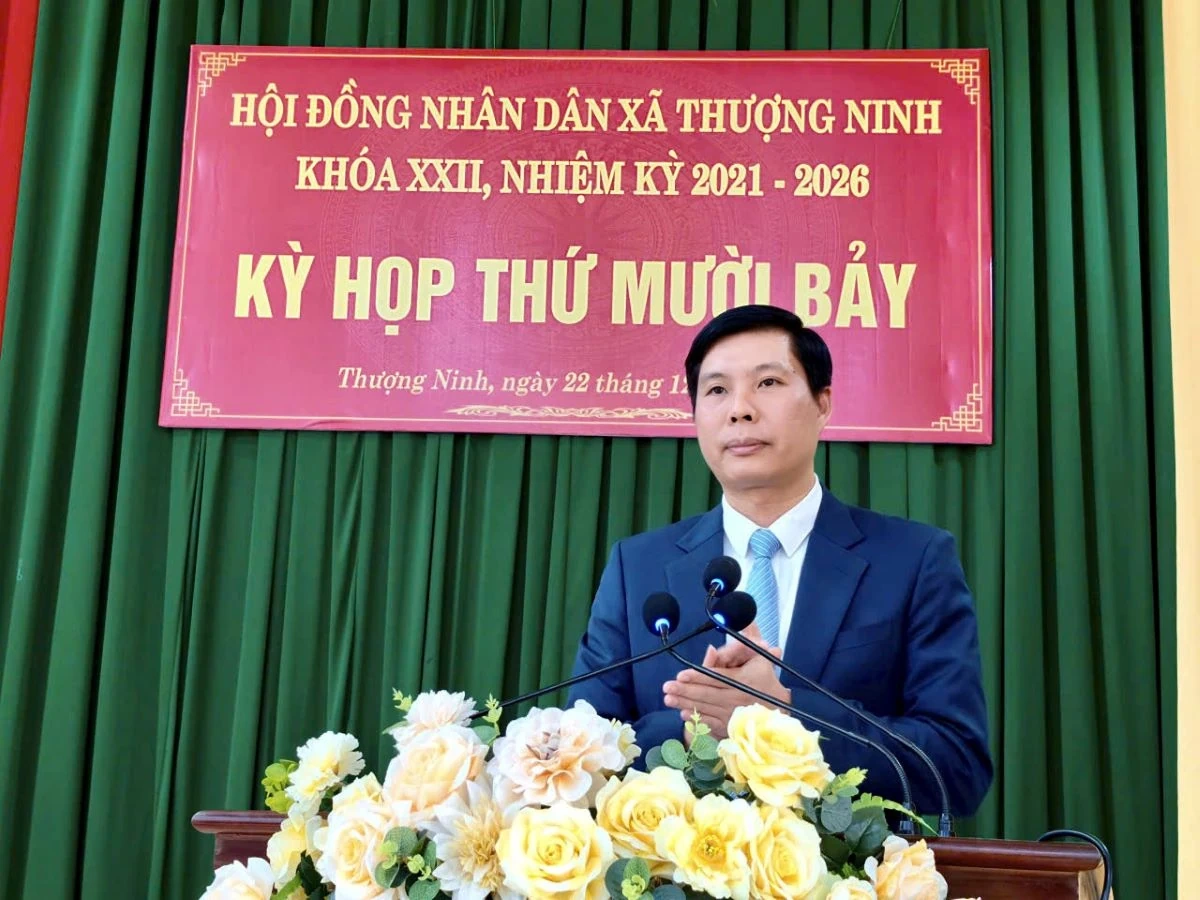 HĐND x&atilde; Thượng Ninh tổ chức kỳ họp thường lệ cuối năm 2025