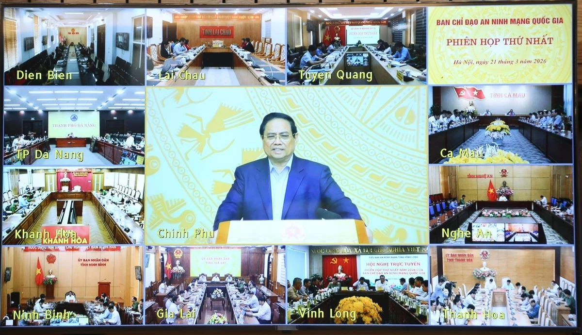 Thủ tướng Phạm Minh Chính chủ trì Phiên họp thứ nhất năm 2026 Ban Chỉ đạo An ninh mạng quốc gia