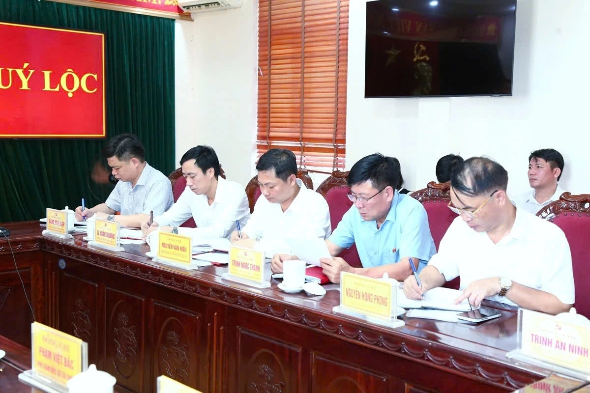 Phó Bí thư Thường trực Tỉnh ủy Nguyễn Hồng Phong: Xã Quý Lộc thực hiện đồng bộ giải pháp tạo động lực tăng trưởng hai con số