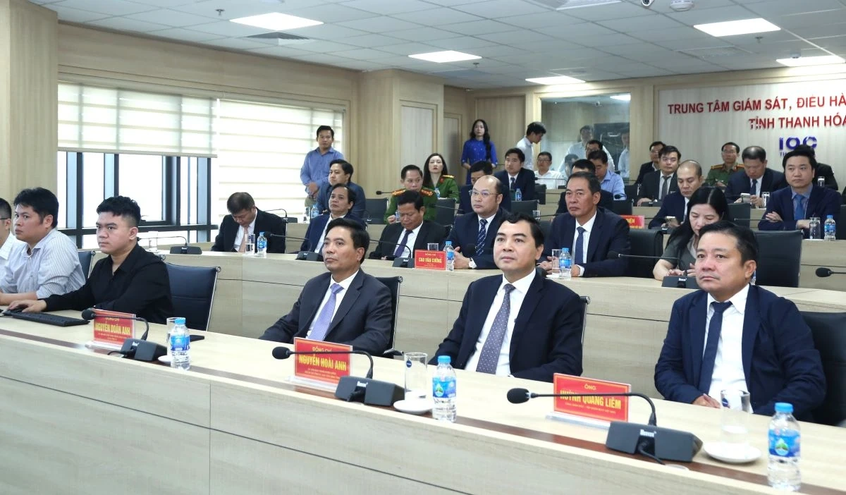 Chính thức vận hành Trung tâm giám sát, điều hành thông minh tỉnh Thanh Hóa