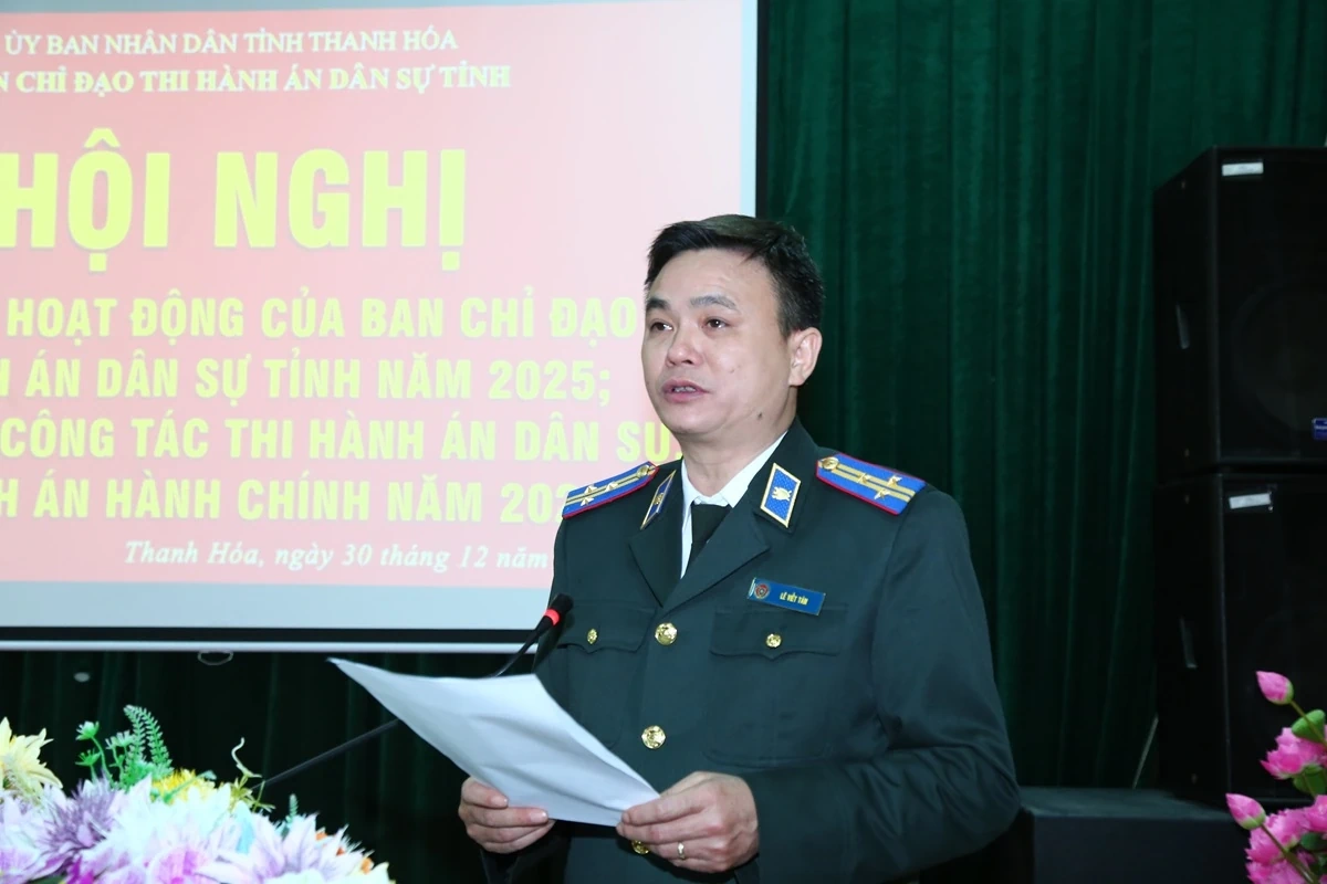 Tập trung l&atilde;nh đạo, chỉ đạo giải quyết dứt điểm c&aacute;c vụ việc c&oacute; điều kiện thi h&agrave;nh &aacute;n