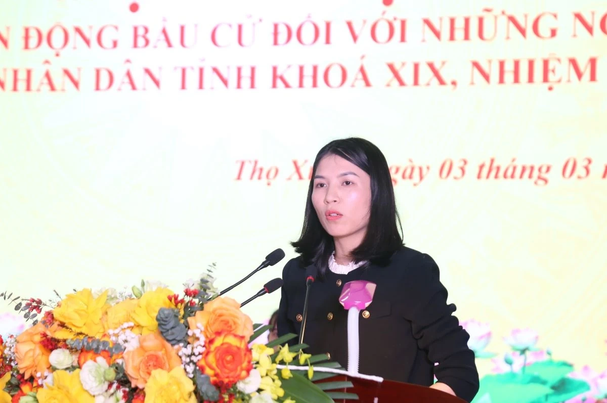 Chương trình hành động của các ứng cử viên đại biểu HĐND tỉnh khóa XIX, đơn vị bầu cử số 12