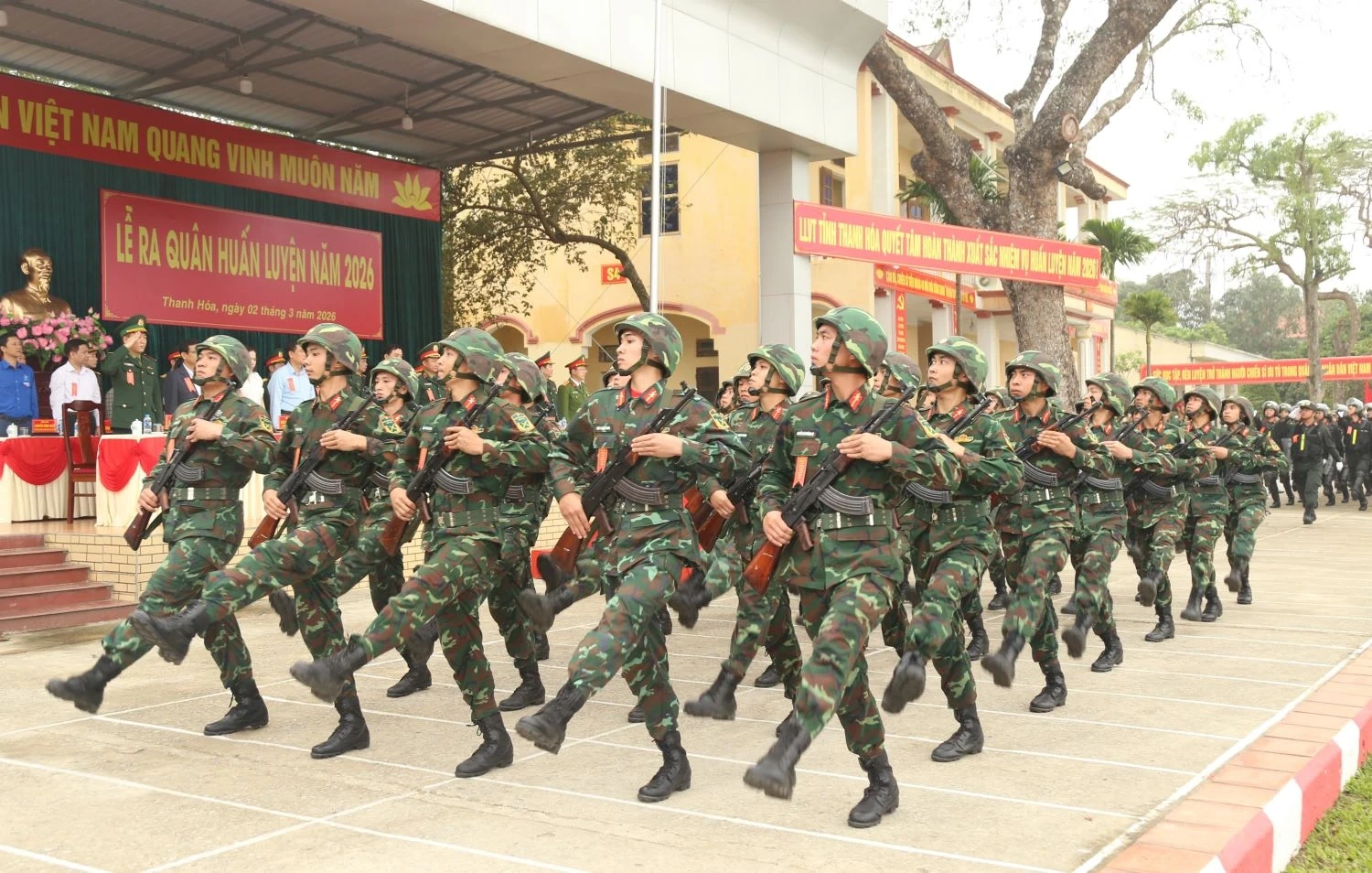 Ra quân huấn luyện năm 2026, phát động thi đua “Huấn luyện giỏi, đoàn kết tốt, kỷ luật nghiêm, an toàn tuyệt đối”