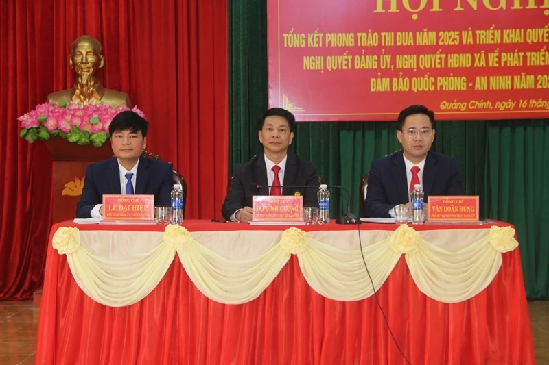 X&atilde; Quảng Ch&iacute;nh triển khai c&aacute;c nghị quyết về ph&aacute;t triển kinh tế - x&atilde; hội năm 2026