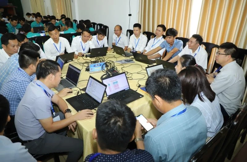 200 cán bộ, công chức tham gia diễn tập an ninh mạng