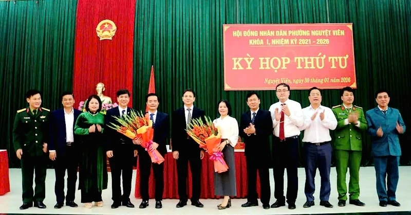 Phường Nguyệt Viên có tân Chủ tịch Ủy ban nhân dân