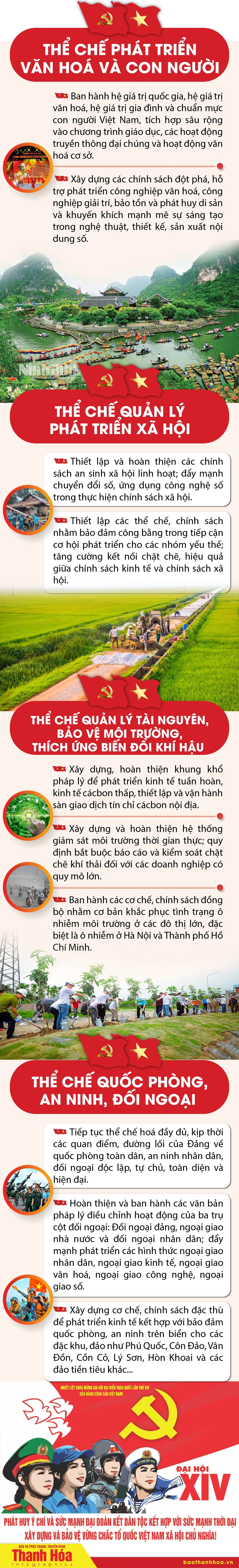 X&acirc;y dựng, ho&agrave;n thiện đồng bộ thể chế ph&aacute;t triển nhanh v&agrave; bền vững đất nước