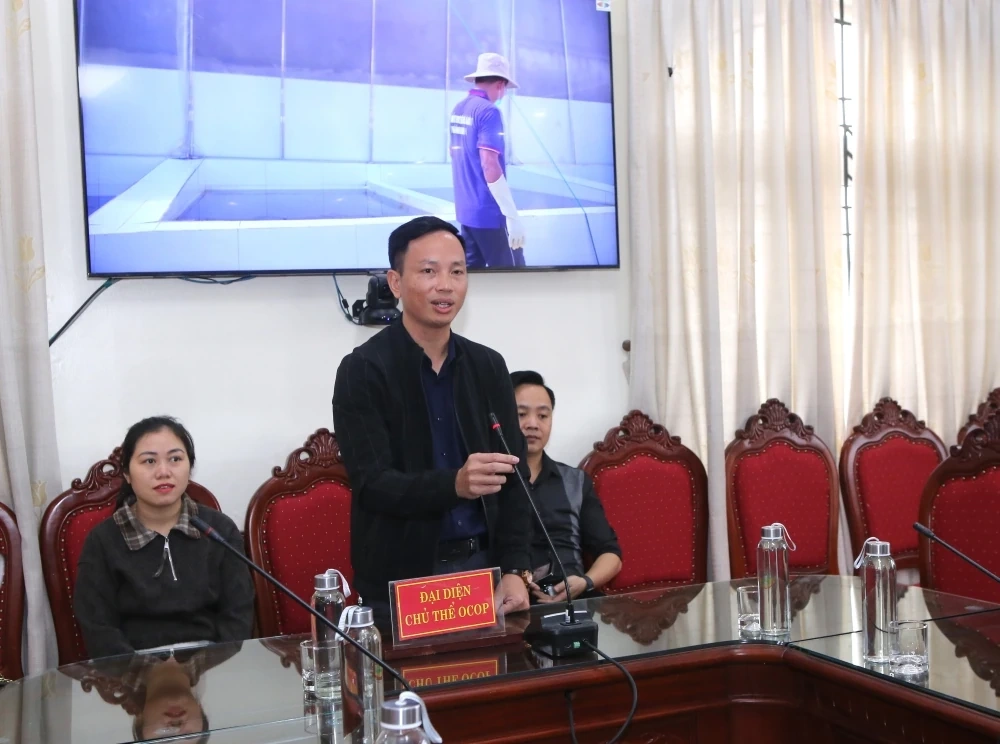 Tỉnh Thanh Hóa đánh giá, phân hạng 17 sản phẩm OCOP