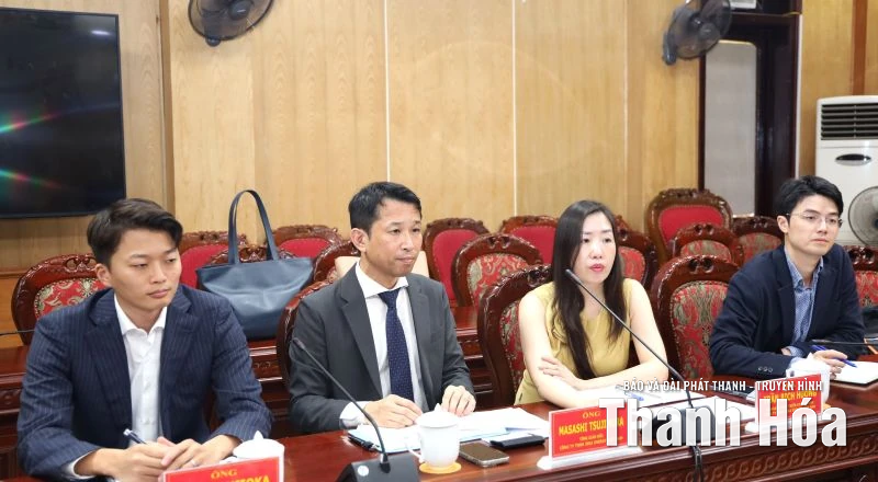 Phó Chủ tịch Thường trực UBND tỉnh Nguyễn Văn Thi làm việc với doanh nghiệp Nhật Bản về Dự án Nhà máy nhiệt điện LNG Nghi Sơn