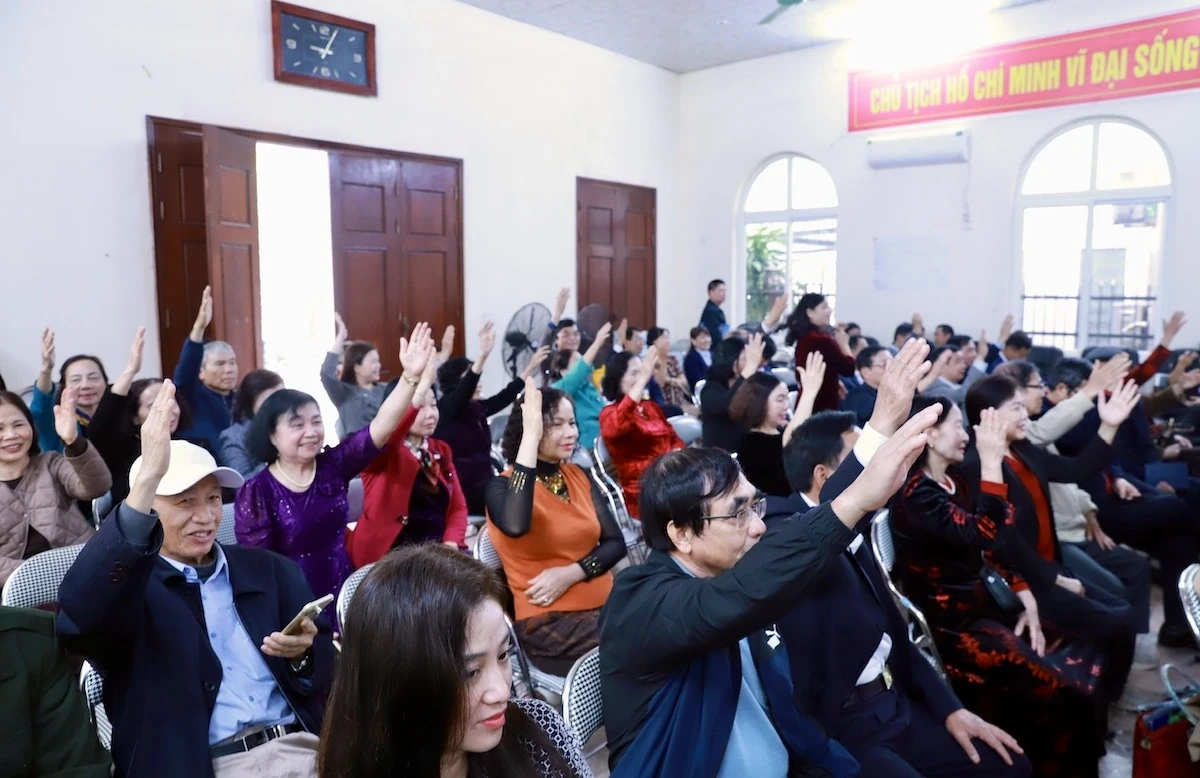 Cử tri Tổ dân phố Bình Minh thống nhất giới thiệu 22 người ứng cử đại biểu HĐND nhiệm kỳ 2026-2031