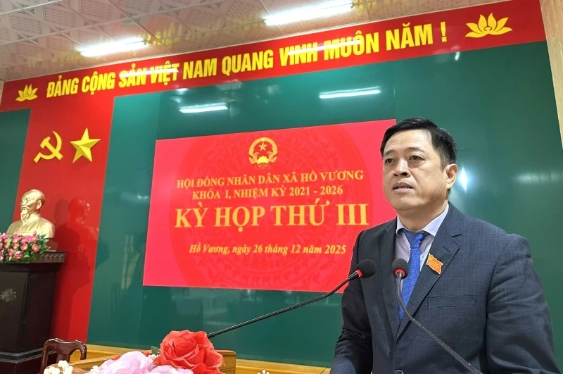 X&atilde; Hồ Vương triển khai nhiệm vụ năm 2026