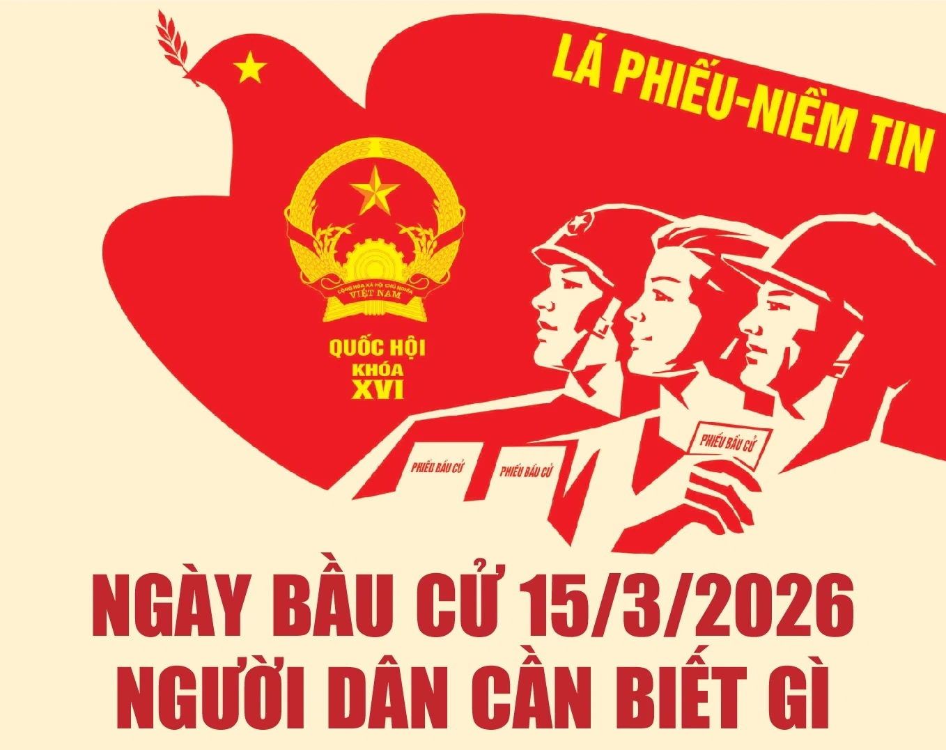 [Infographics] Ngày bầu cử 15/3/2026 - Người dân cần biết gì