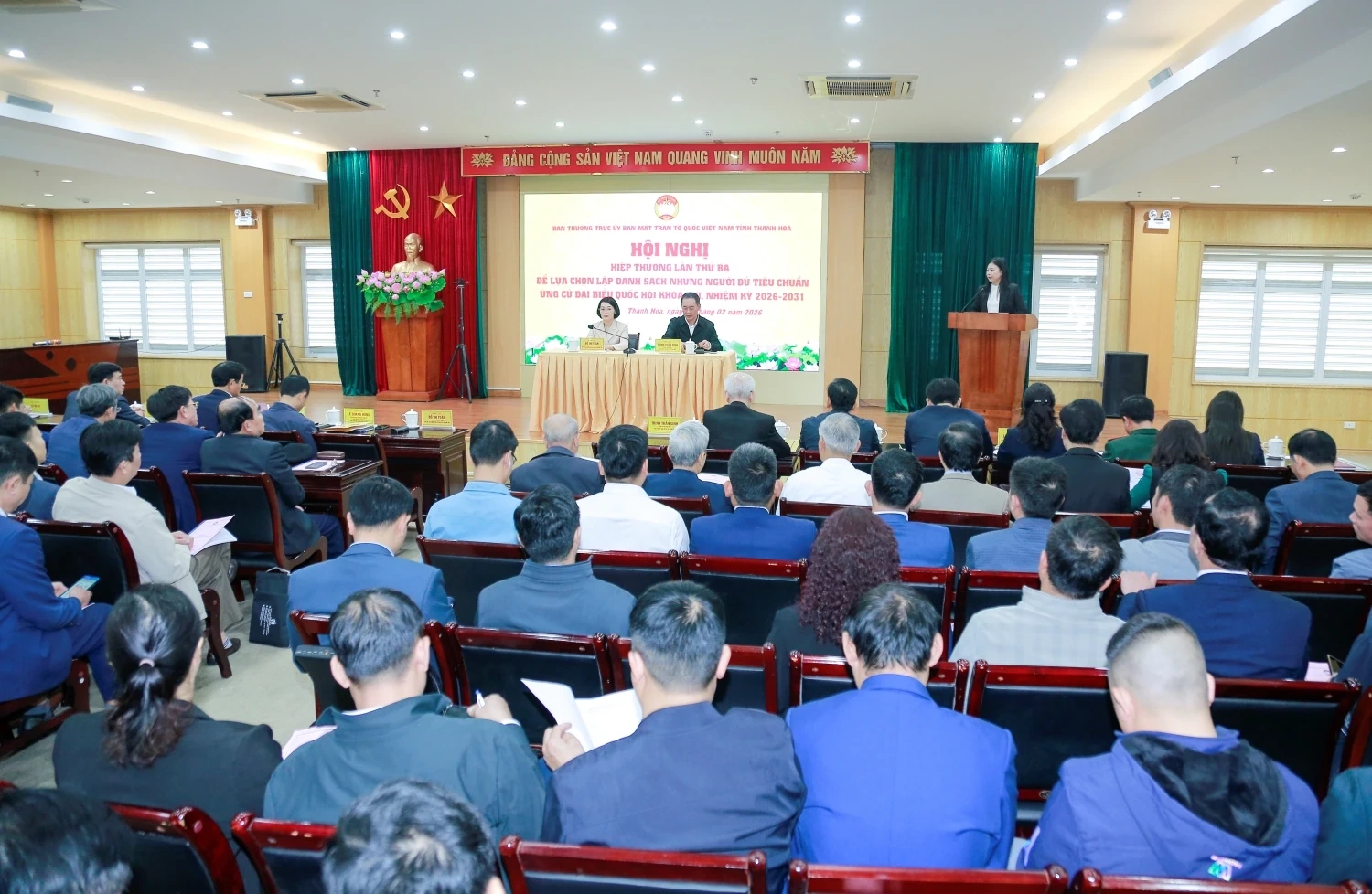 Thanh Hóa chốt danh sách người ứng cử đại biểu Quốc hội và HĐND tỉnh nhiệm kỳ 2026-2031