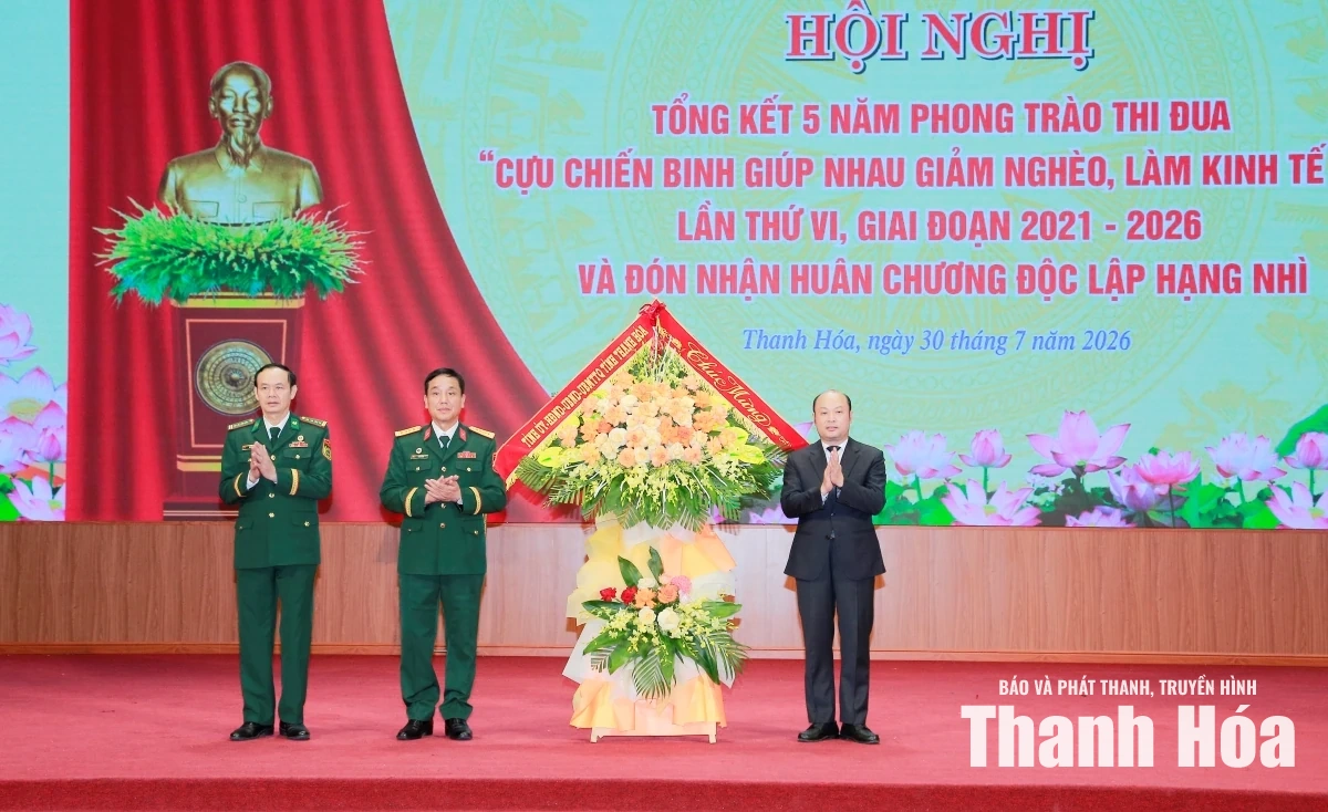 Hội Cựu chiến binh tỉnh đón nhận Huân chương Độc lập hạng Nhì và tổng kết phong trào “Cựu chiến binh giúp nhau giảm nghèo, làm kinh tế giỏi”
