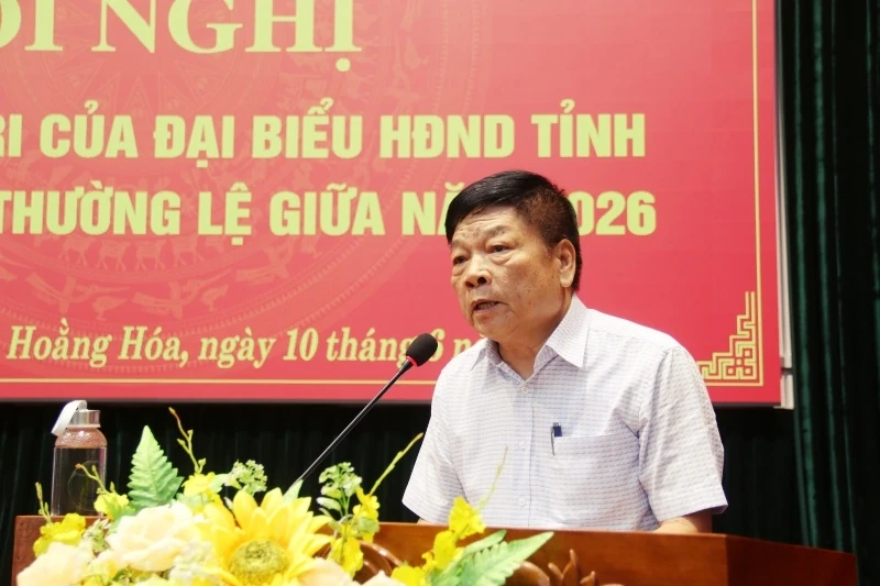 Cử tri xã Hoằng Hóa kiến nghị quy hoạch đô thị và một số chế độ, chính sách đặc thù