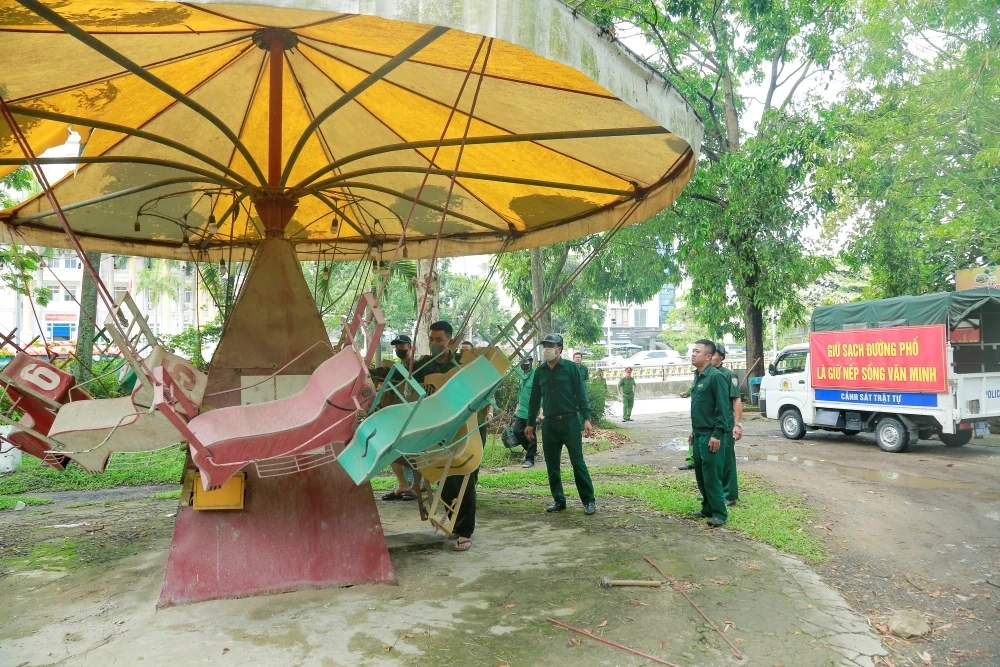 Phường Hạc Thành chuyển biến rõ nét sau thực hiện cao điểm ra quân lập lại trật tự đô thị