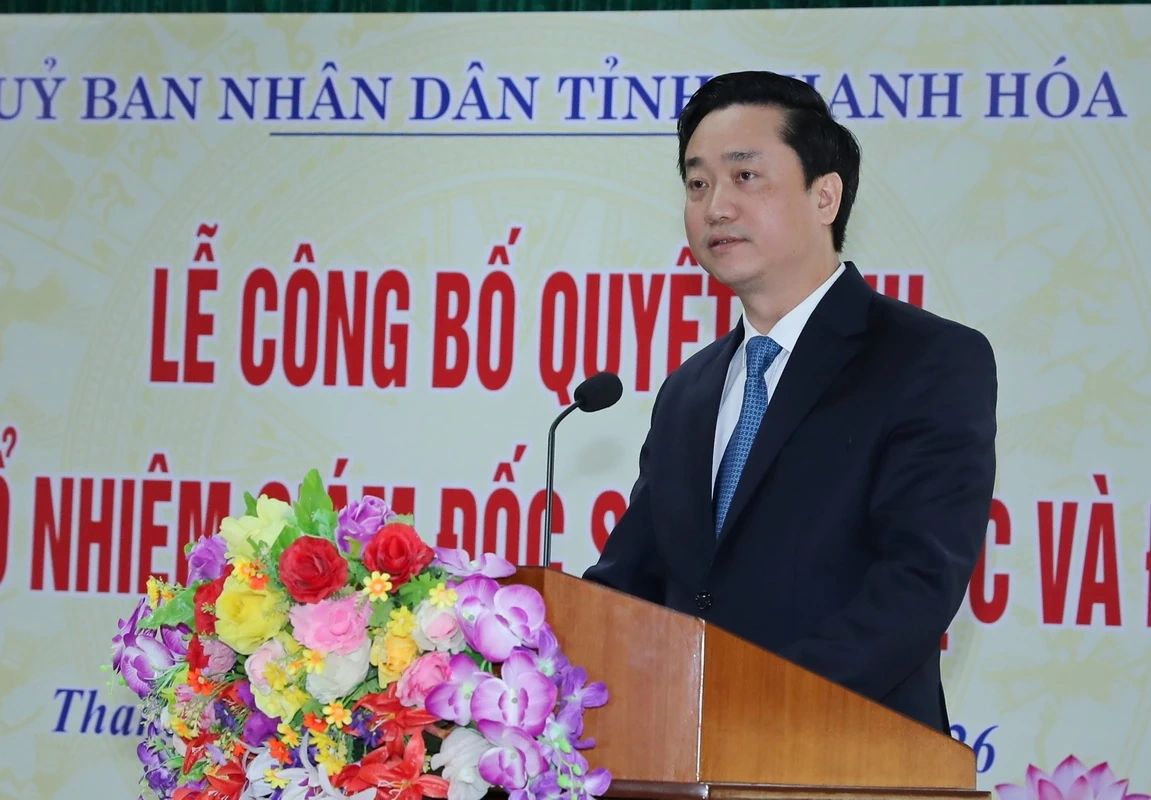 Công bố Quyết định bổ nhiệm đồng chí Đỗ Đức Quế giữ chức vụ Giám đốc Sở Giáo dục và Đào tạo tỉnh Thanh Hóa