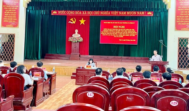 Tăng cường kiểm tra, giám sát, kịp thời tháo gỡ khó khăn, vướng mắc phát sinh ở cơ sở