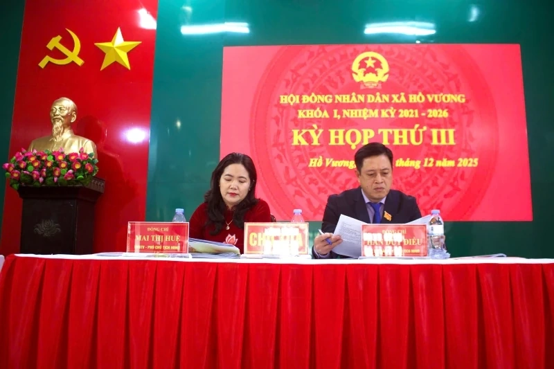 X&atilde; Hồ Vương triển khai nhiệm vụ năm 2026