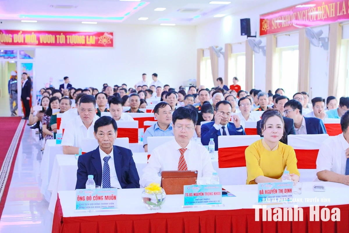 Bí thư Tỉnh ủy Lê Đức Thái dự lễ khai trương hệ thống chẩn đoán hình ảnh công nghệ cao tại Bệnh viện Đa khoa Phúc Thịnh