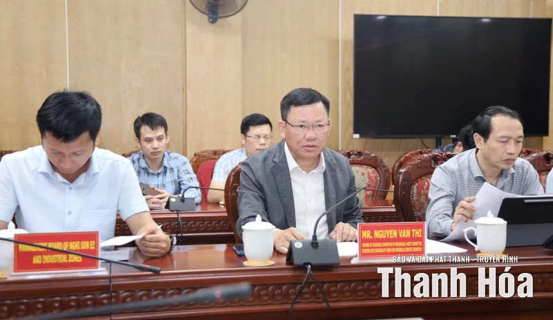 Phó Chủ tịch Thường trực UBND tỉnh Nguyễn Văn Thi làm việc với doanh nghiệp Nhật Bản về Dự án Nhà máy nhiệt điện LNG Nghi Sơn