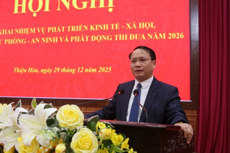 X&atilde; Thiệu H&oacute;a đề ra 6 nh&oacute;m giải ph&aacute;p triển khai nhiệm vụ năm 2026