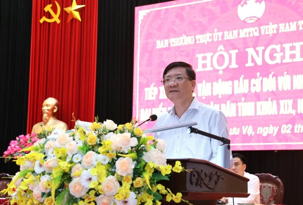 Ứng cử viên đại biểu HĐND tỉnh tiếp xúc cử tri đơn vị bầu cử số 17