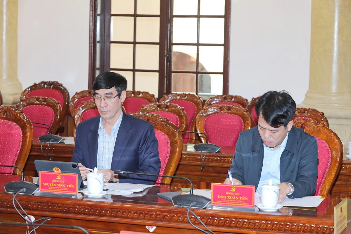 C&aacute;c ban Đảng Tỉnh ủy n&acirc;ng cao chất lượng tham mưu, đ&aacute;p ứng y&ecirc;u cầu nhiệm vụ trong giai đoạn mới