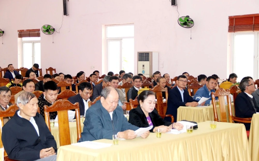 X&atilde; Qu&yacute; Lộc tổ chức sinh hoạt chi bộ điểm theo Chỉ thị 50-CT/TW