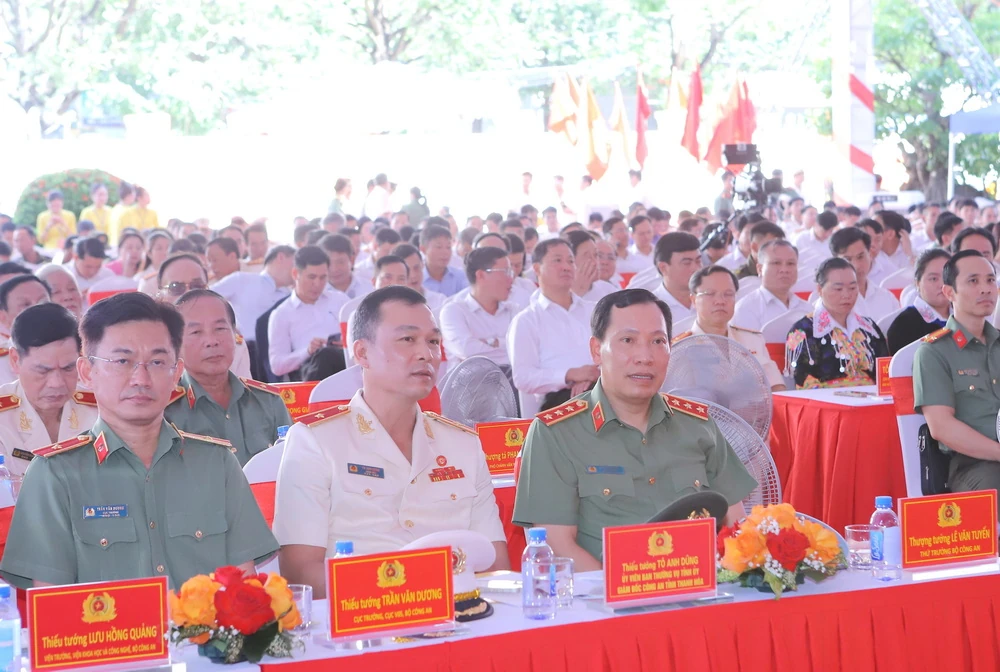 Thanh Hóa tổ chức trọng thể Lễ kỷ niệm 80 năm Ngày truyền thống Công an Nhân dân và 20 năm Ngày hội toàn dân bảo vệ an ninh Tổ quốc