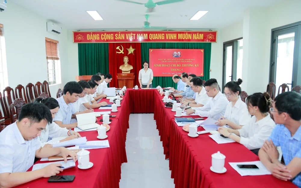 Nâng cao chất lượng sinh hoạt chi bộ gắn với đổi mới nghiên cứu khoa học nông nghiệp