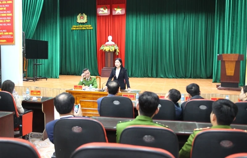 Chủ nhiệm Ủy ban Kiểm tra Tỉnh ủy kiểm tra tình hình sản xuất, đời sống Nhân dân các xã Nga Sơn, Nga Thắng