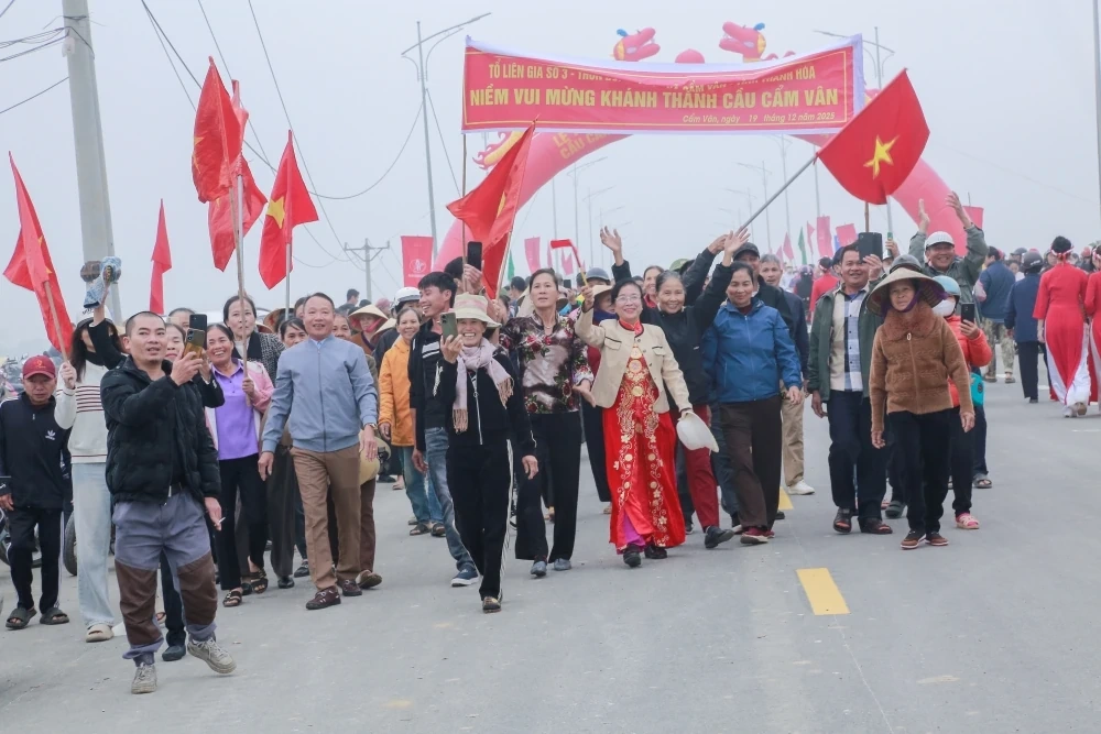 Thông xe kỹ thuật Dự án đầu tư xây dựng cầu Cẩm Vân