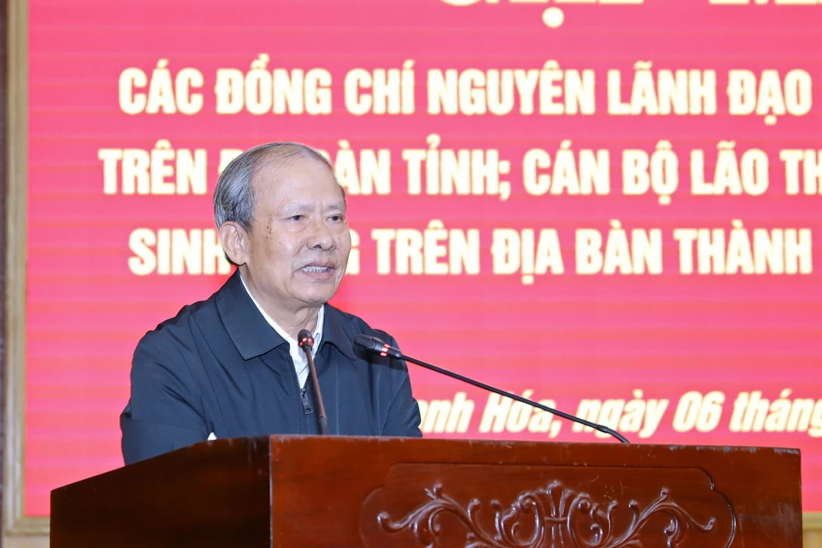 Thường trực Tỉnh ủy gặp mặt nguy&ecirc;n l&atilde;nh đạo tỉnh, c&aacute;n bộ l&atilde;o th&agrave;nh c&aacute;ch mạng nh&acirc;n dịp Tết Nguy&ecirc;n đ&aacute;n 2026