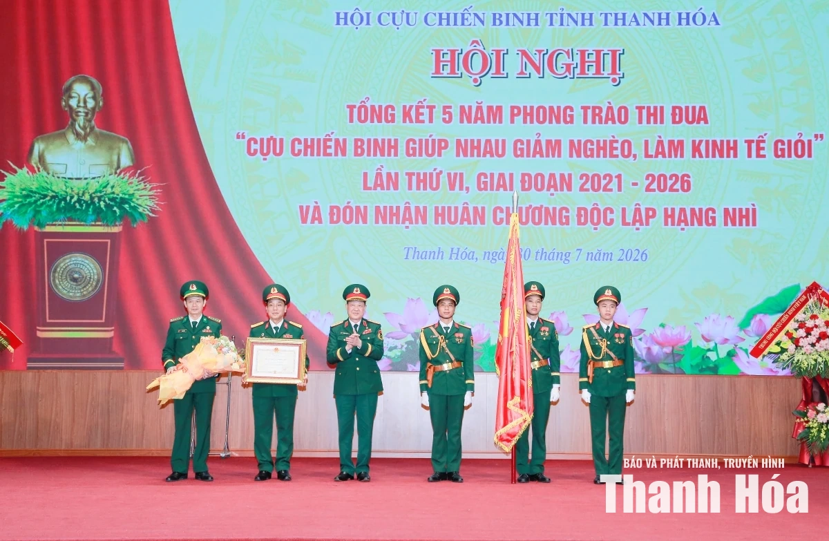 Hội Cựu chiến binh tỉnh đón nhận Huân chương Độc lập hạng Nhì và tổng kết phong trào “Cựu chiến binh giúp nhau giảm nghèo, làm kinh tế giỏi”