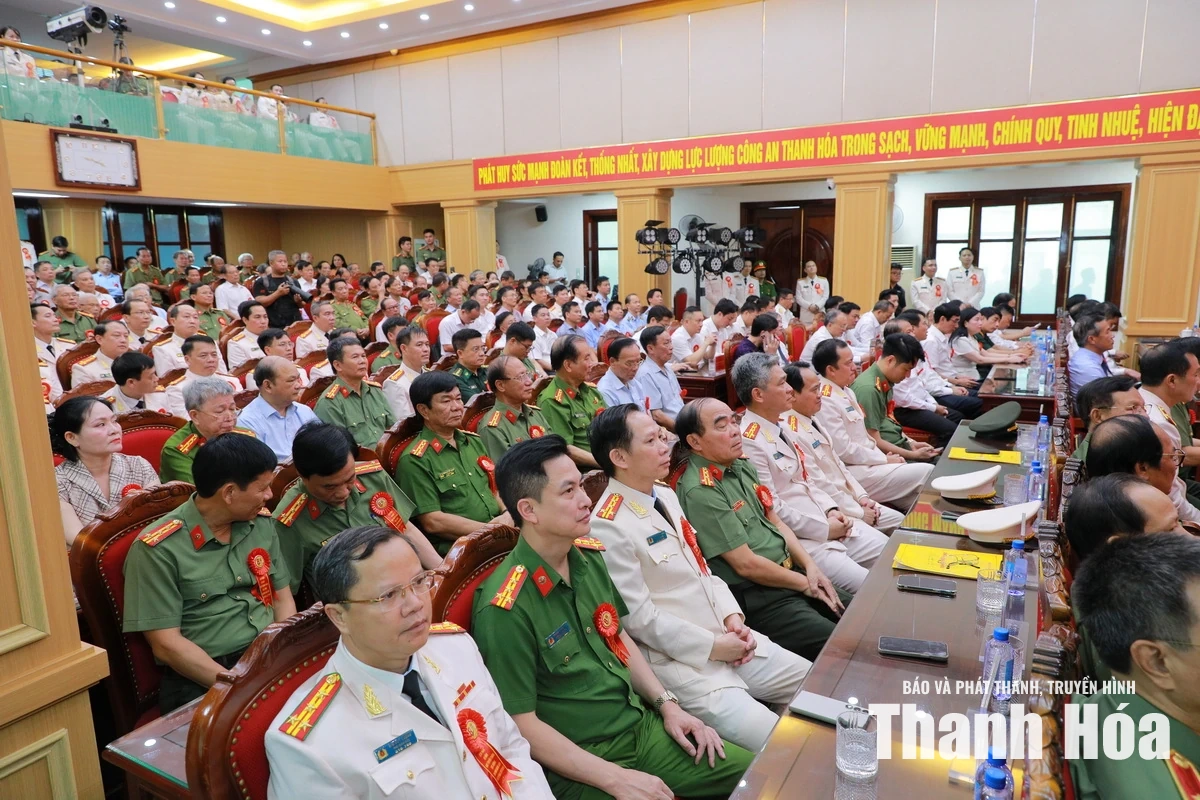 Công an tỉnh Thanh Hóa kỷ niệm 80 năm Ngày truyền thống lực lượng An ninh Nhân dân