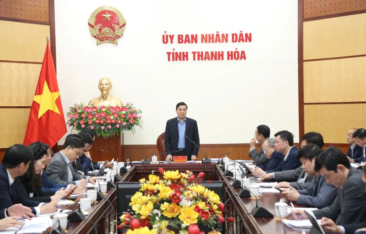 Đẩy nhanh tiến độ điều chỉnh Quy hoạch tỉnh; chuẩn bị tốt các điều kiện tổ chức hội nghị xúc tiến đầu tư tỉnh Thanh Hóa năm 2026