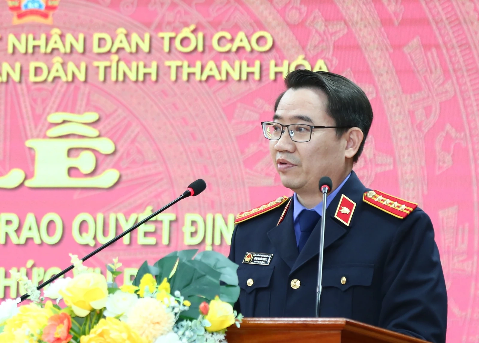 Thanh H&oacute;a c&oacute; t&acirc;n Ph&oacute; Viện trưởng VKSND tỉnh