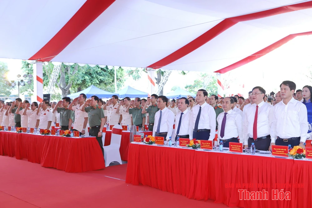 Thanh Hóa tổ chức trọng thể Lễ kỷ niệm 80 năm Ngày truyền thống Công an Nhân dân và 20 năm Ngày hội toàn dân bảo vệ an ninh Tổ quốc