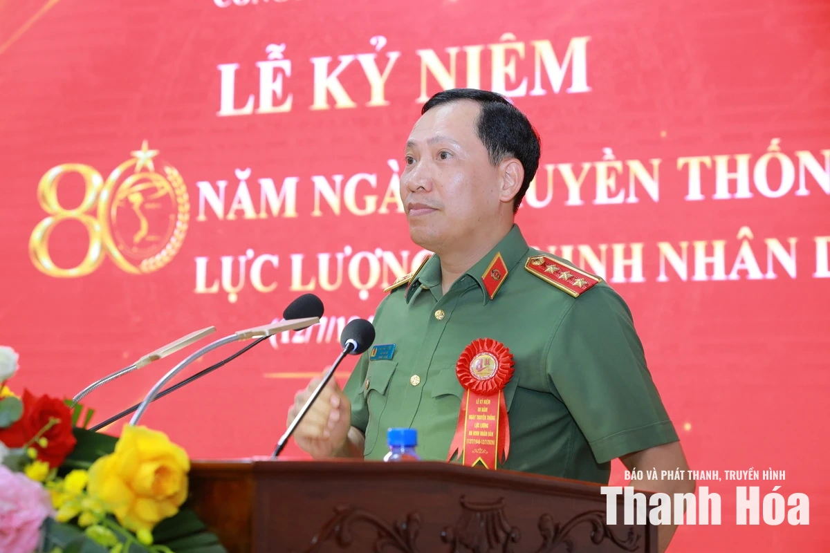 Công an tỉnh Thanh Hóa kỷ niệm 80 năm Ngày truyền thống lực lượng An ninh Nhân dân
