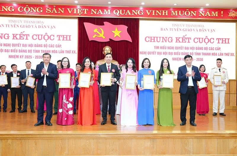 Dấu ấn cuộc thi t&igrave;m hiểu nghị quyết của Đảng