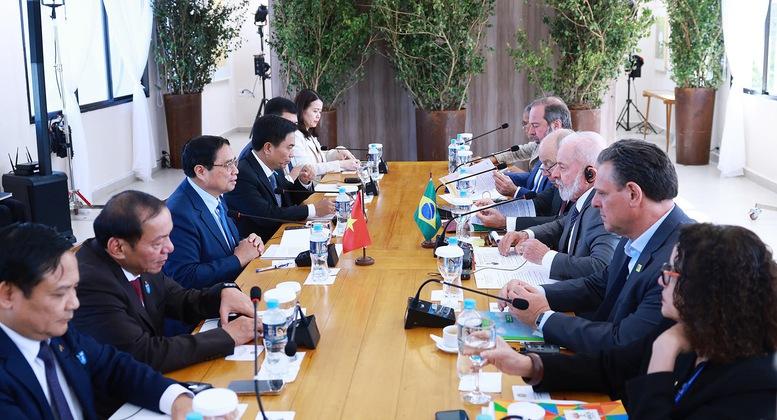 Thủ tướng Phạm Minh Chính hội đàm với Tổng thống Brazil- Ảnh 4.