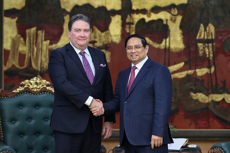 Thủ tướng Phạm Minh Chính tiếp Đại sứ Hoa Kỳ Marc Knapper- Ảnh 1. Thủ tướng Phạm Minh Chính tiếp Đại sứ Hoa Kỳ Marc Knapper- Ảnh 1.