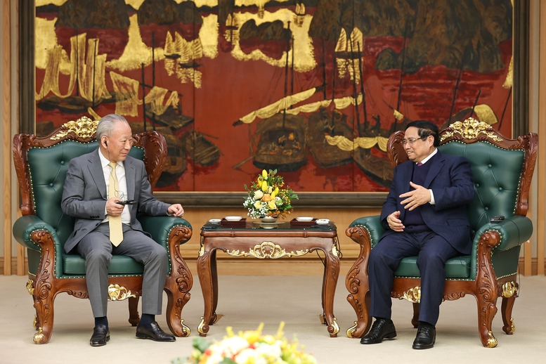 Thủ tướng tiếp l&atilde;nh đạo tập đo&agrave;n x&acirc;y dựng hạ tầng h&agrave;ng đầu Trung Quốc- Ảnh 2.