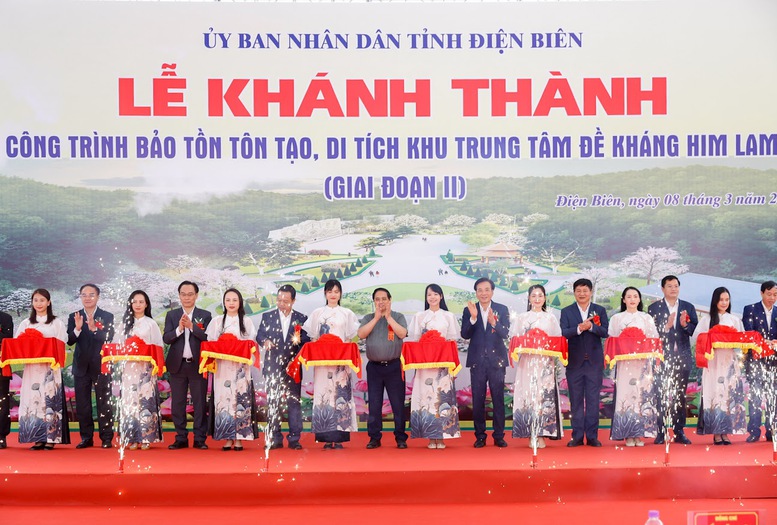 Thủ tướng Phạm Minh Chính dự lễ khánh thành dự án bảo tồn, tôn tạo di tích Him Lam- Ảnh 3.